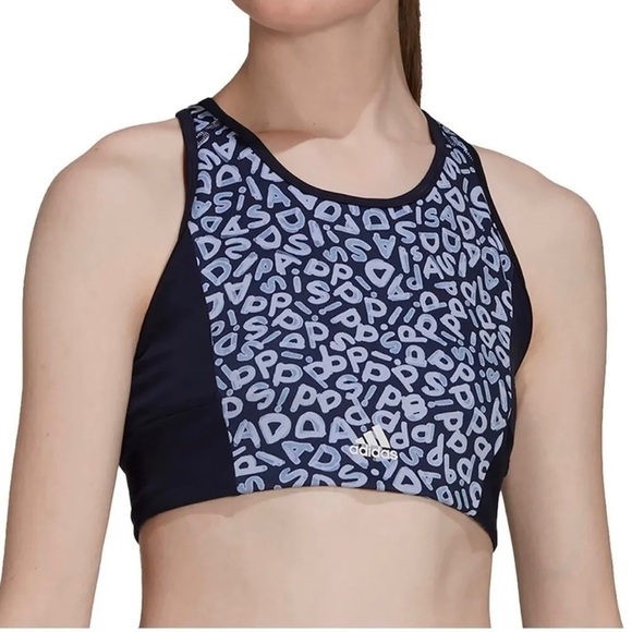 adidas Tops - Adidas Women's Farm Rio Aeroready 3-Stripes Sports Crop Top